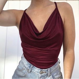 Classy Bodysuit burgundy